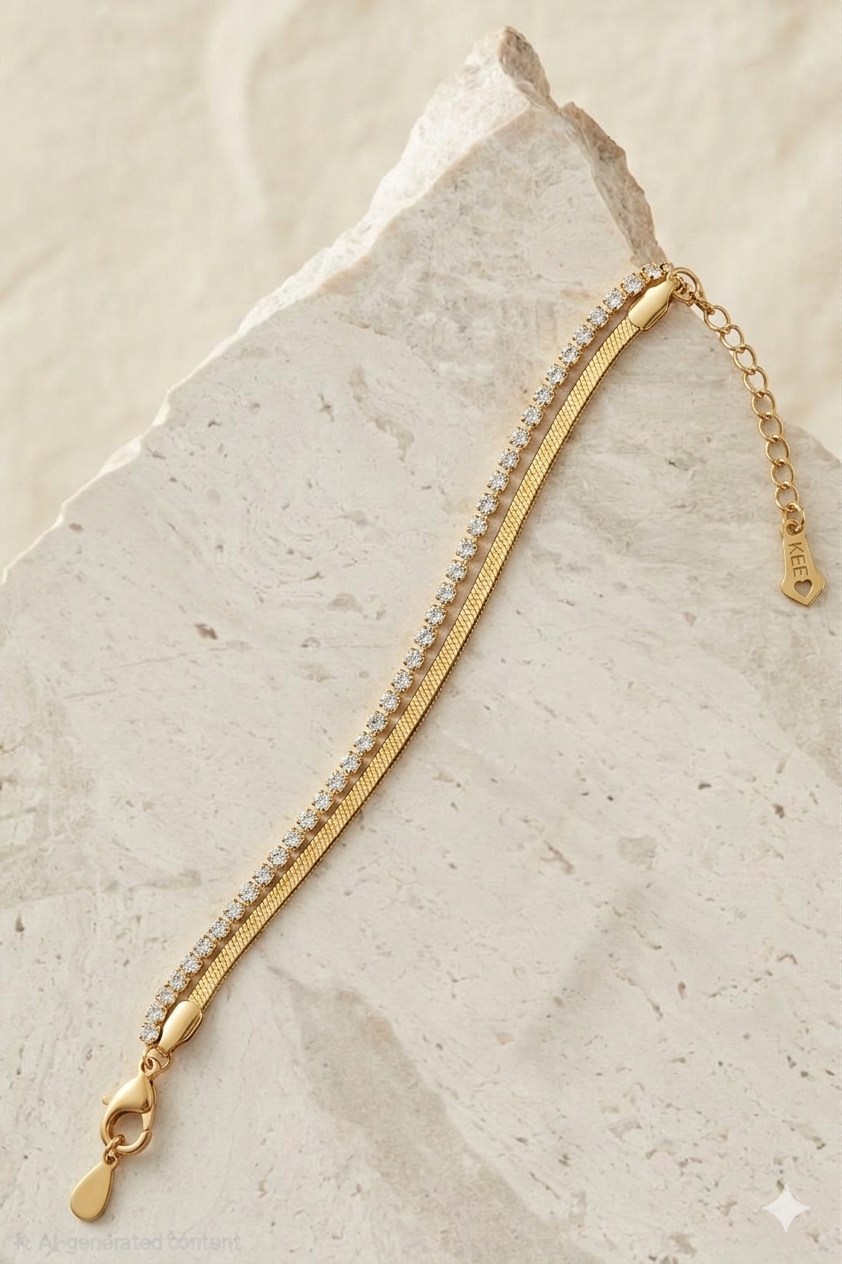 Double-Layer Chain Bracelet