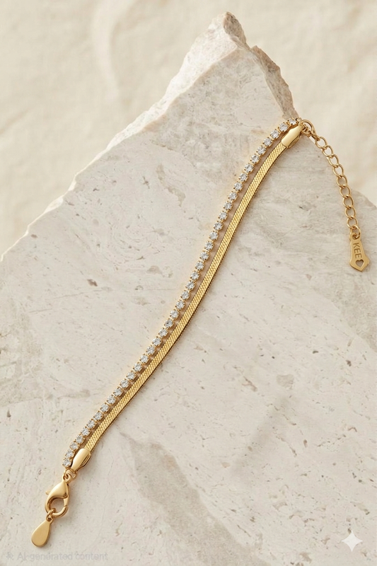 Double-Layer Chain Bracelet