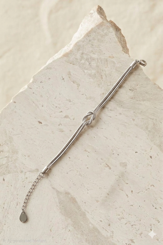 Modern Minimalist Knot Bracelet