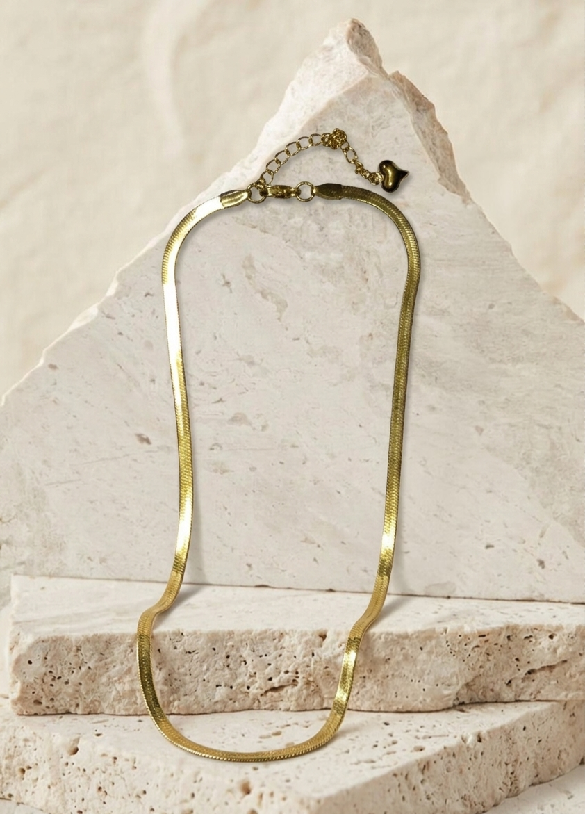 The Liquid Silk Herringbone Chain