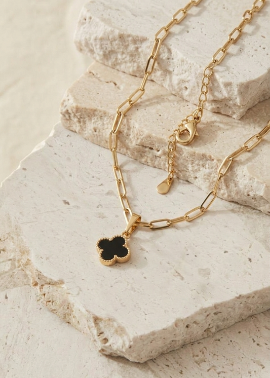 The Midnight Clover Pendant