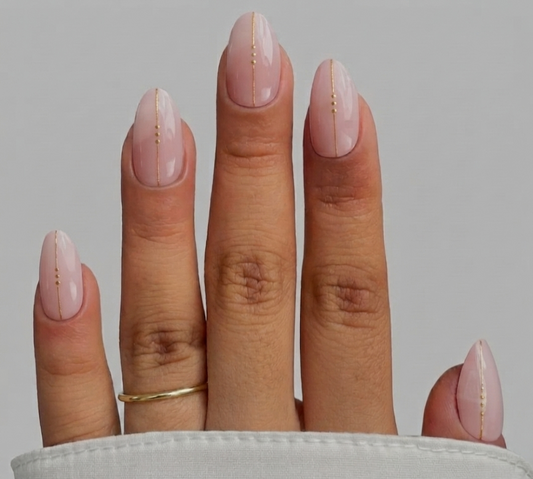 Golden Thread Line Nails