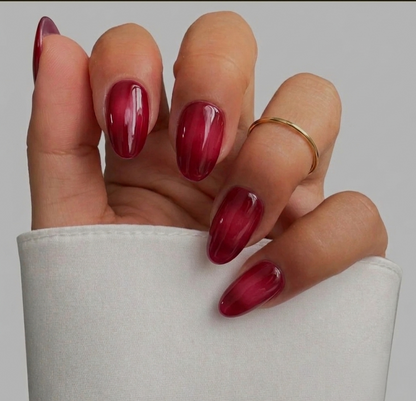 BURGUNDY OMBRE CHERRY RED