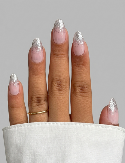 SILVER GLITTER OMBRE