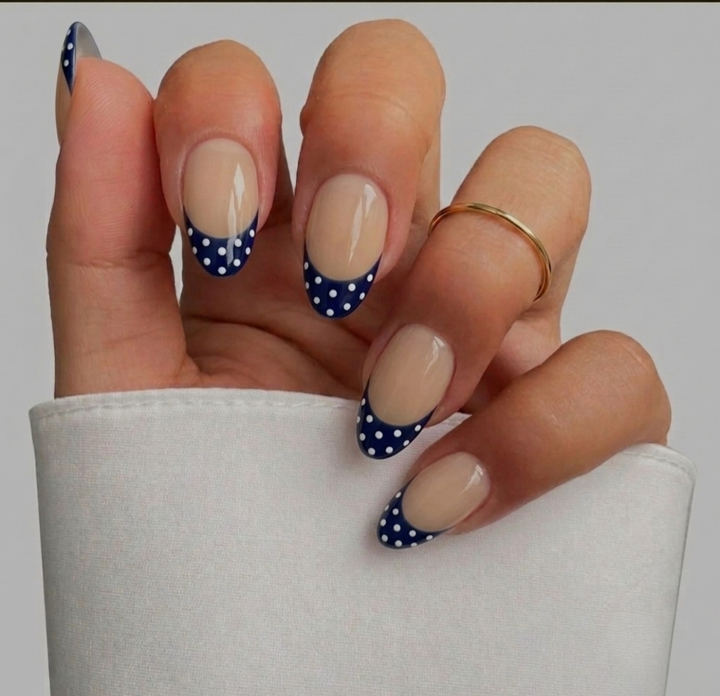 MIDNIGHT BLUE POLKA DOT