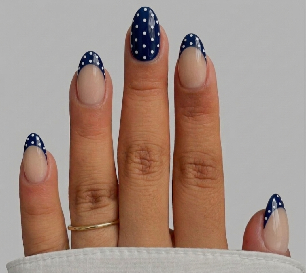 MIDNIGHT BLUE POLKA DOT