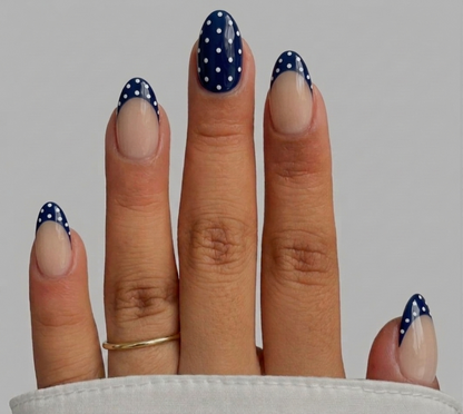 MIDNIGHT BLUE POLKA DOT