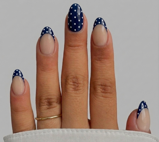 MIDNIGHT BLUE POLKA DOT