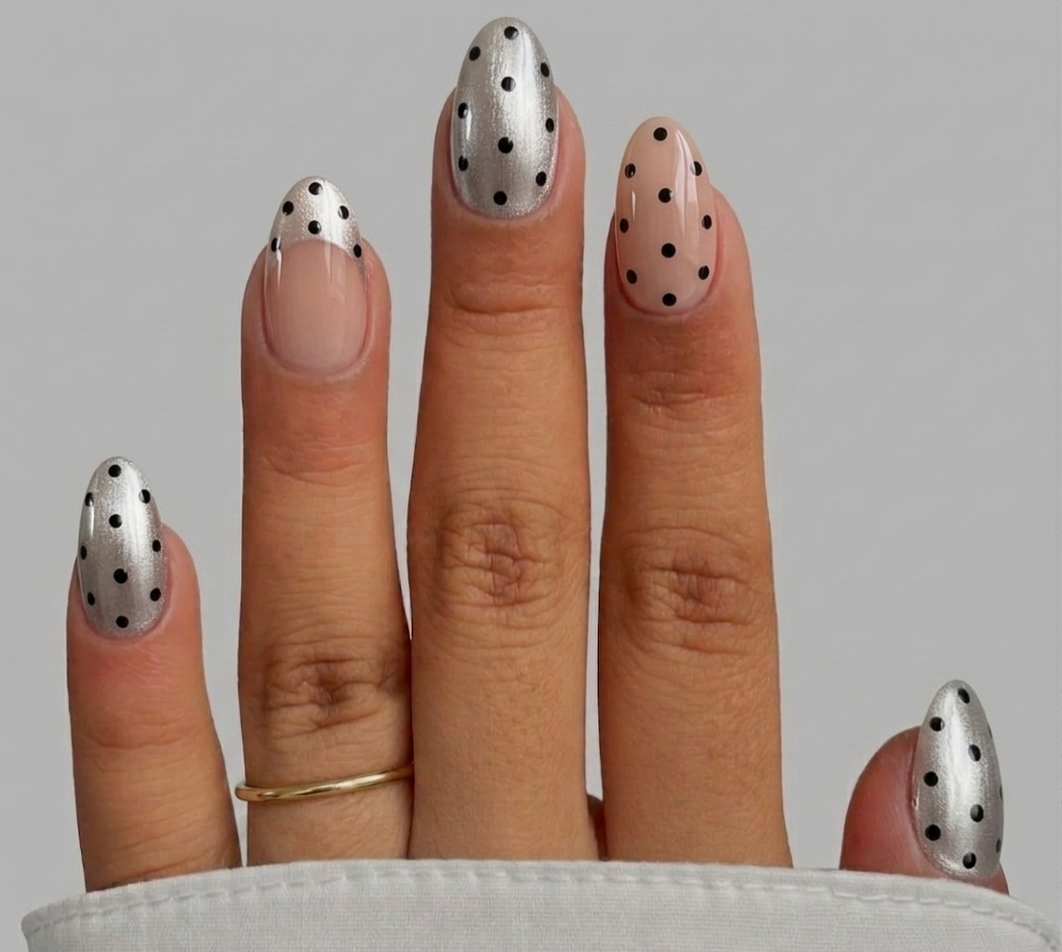 SILVER POLKA DOT